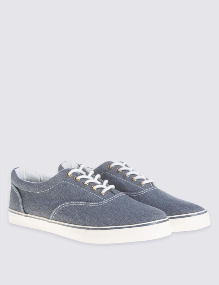Marks & Spencer Lace-up Shoes Chambray