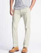 Marks & Spencer Straight Fit Pure Cotton Chinos Ecru