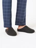 Marks & Spencer Felt Mule Slippers Dark Grey Mix