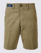 Marks & Spencer Cotton Rich Shorts Natural