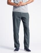 Marks & Spencer Regular Fit Linen Rich Chinos Soft Blue