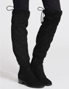Marks & Spencer Block Heel Over The Knee Boots Black