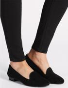 Marks & Spencer Suede Albert Pump Shoes With Insolia Flex&reg; Black