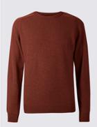 Marks & Spencer Pure Lambswool Jumper Russet