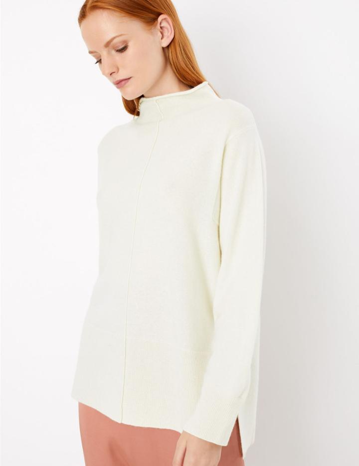 Marks & Spencer Pure Cashmere Stepped Hem Jumper