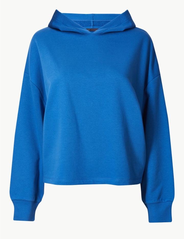 Marks & Spencer Long Sleeve Sweatshirt Azure Blue