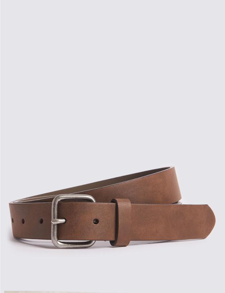 Marks & Spencer Buckle Casual Belt Mocha
