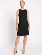 Marks & Spencer Linen Blend Sleeveless Tunic Dress Black