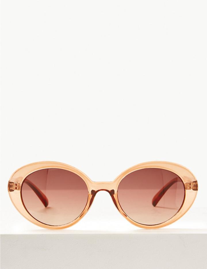 Marks & Spencer Oval Sunglasses Caramel