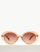 Marks & Spencer Oval Sunglasses Caramel