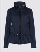 Marks & Spencer Drawstring Waist Anorak Jacket Navy