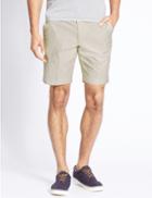Marks & Spencer Pure Cotton Striped Shorts Natural Mix
