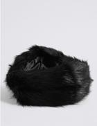 Marks & Spencer Faux Fur Headband Black