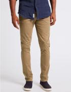Marks & Spencer Skinny Fit Cotton Rich Chino Praline