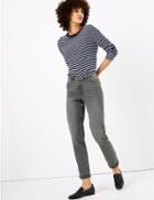Marks & Spencer Authentic Relaxed Slim Leg Jeans Dark Grey