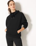 Marks & Spencer Long Sleeve Hooded Top Black