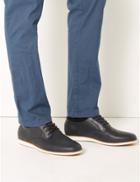 Marks & Spencer Lace-up Derby Shoes With Freshfeet&trade; Navy