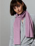 Marks & Spencer Pure Cashmere Scarf Heather