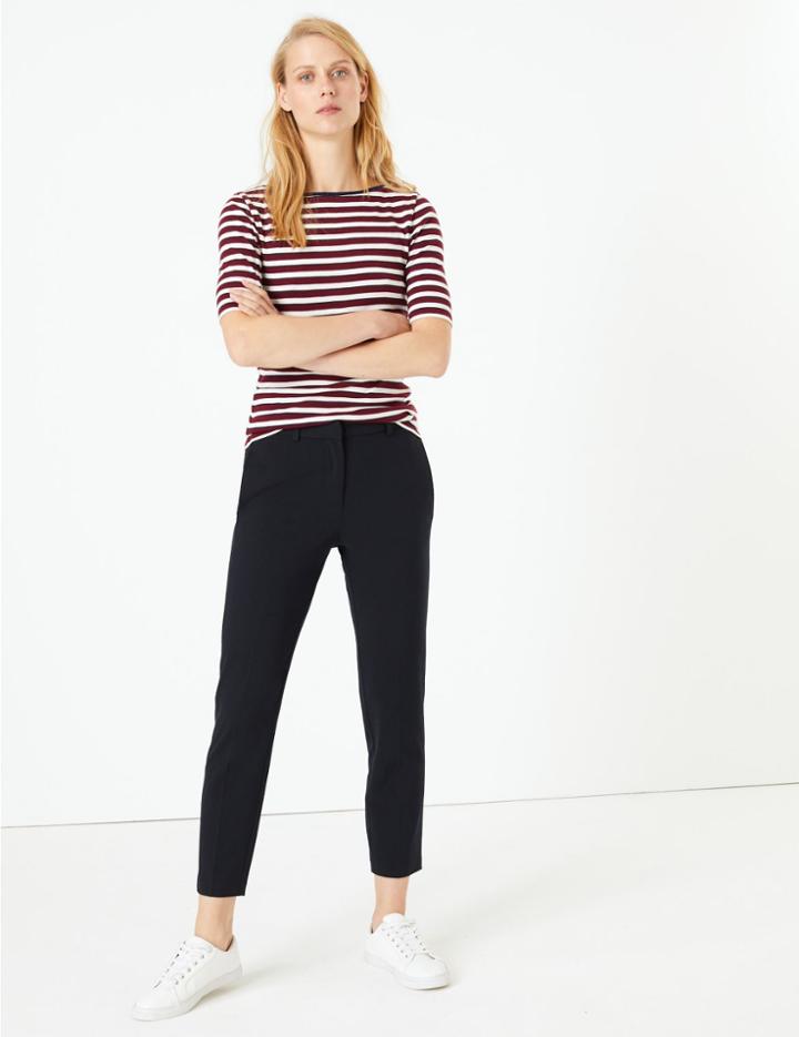 Marks & Spencer Slim Leg Ankle Grazer Trousers