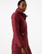 Marks & Spencer Padded Coat Claret