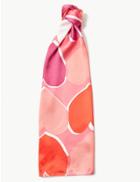 Marks & Spencer Heart Print Scarf Red Mix