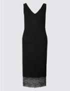 Marks & Spencer Lace Sleeveless Bodycon Dress Black