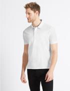 Marks & Spencer Slim Fit Pure Cotton Polo Shirt Blue