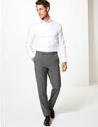 Marks & Spencer The Ultimate Grey Tailored Fit Trousers Grey