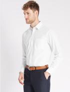Marks & Spencer 2 Pack Non-iron Shirts With Pocket White
