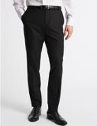 Marks & Spencer Black Modern Slim Fit Trousers Black