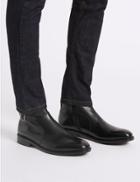 Marks & Spencer Leather Chukka Boots Black
