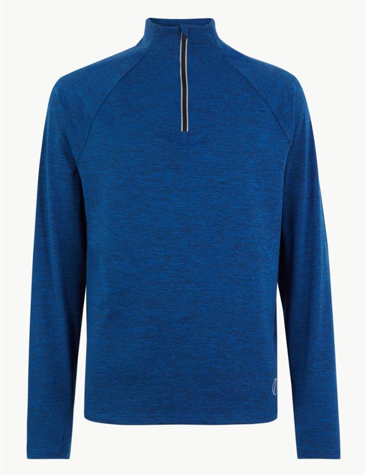 Marks & Spencer Active Moisture Wicking Sweatshirt Indigo