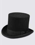 Marks & Spencer Pure Wool Top Hat Black