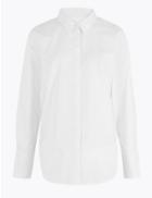 Marks & Spencer Button Detailed Shirt Soft White
