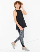 Marks & Spencer Feature Pocket Printed Leggings Grey Mix