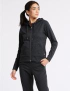 Marks & Spencer Brushed Hooded Top Charcoal