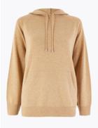 Marks & Spencer Pure Cashmere Hoodie Camel