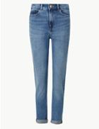 Marks & Spencer Mid Rise Cropped Jeans Medium Blue