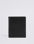 Marks & Spencer Leather Bi Fold Wallet Black