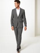 Marks & Spencer The Ultimate Grey Tailored Fit Jacket Grey