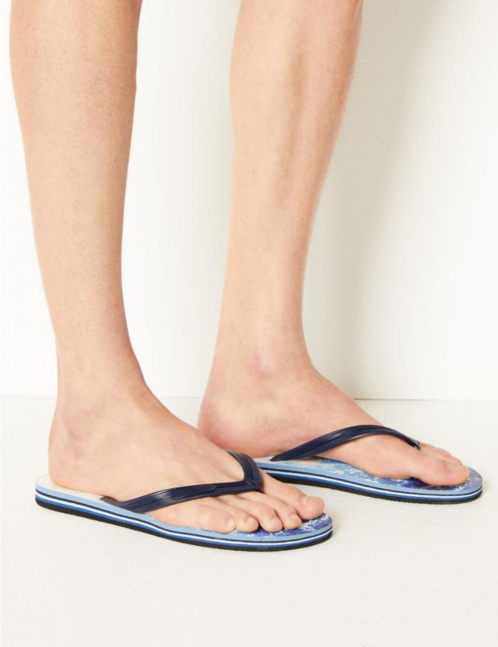Marks & Spencer Flip-flops Sandals Blue Mix