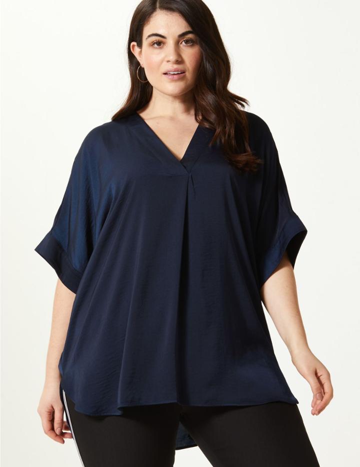 Marks & Spencer Curve Longline Tunic Navy