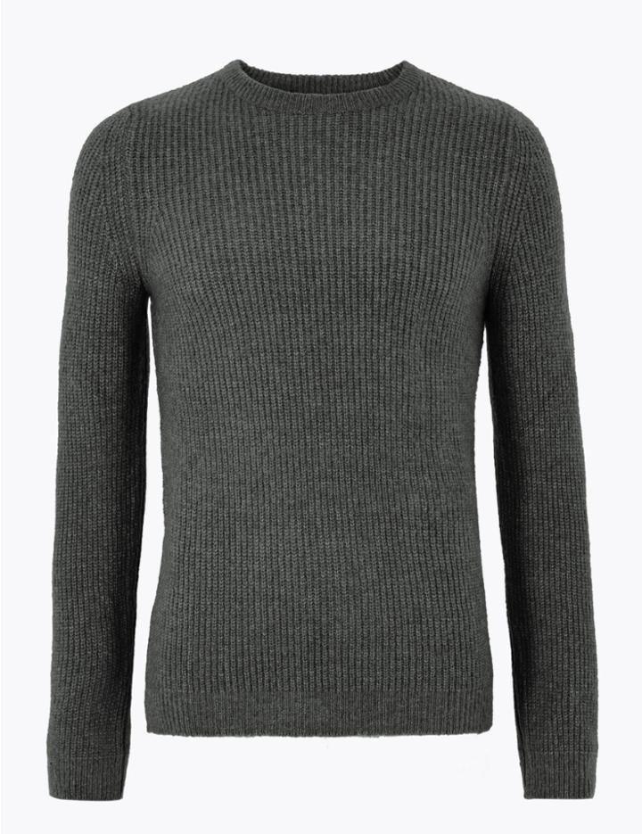 Marks & Spencer Crew Neck Jumper Slate
