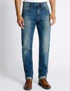 Marks & Spencer Tapered Fit Stretch Jeans Tint