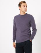 Marks & Spencer Pure Extra Fine Lambswool Crew Neck Jumper Purple