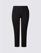 Marks & Spencer Plus Straight Leg Jeans Black