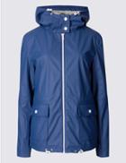 Marks & Spencer Twin Pocket Zipped Anorak Marine