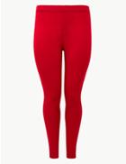 Marks & Spencer Curve High Rise Jeggings Red