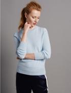 Marks & Spencer Pure Cashmere Jumper Fresh Blue