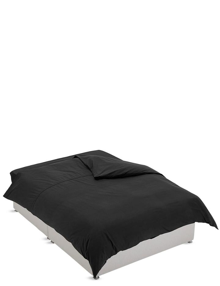 Marks & Spencer Non-iron Pure Egyptian Cotton Duvet Cover Black